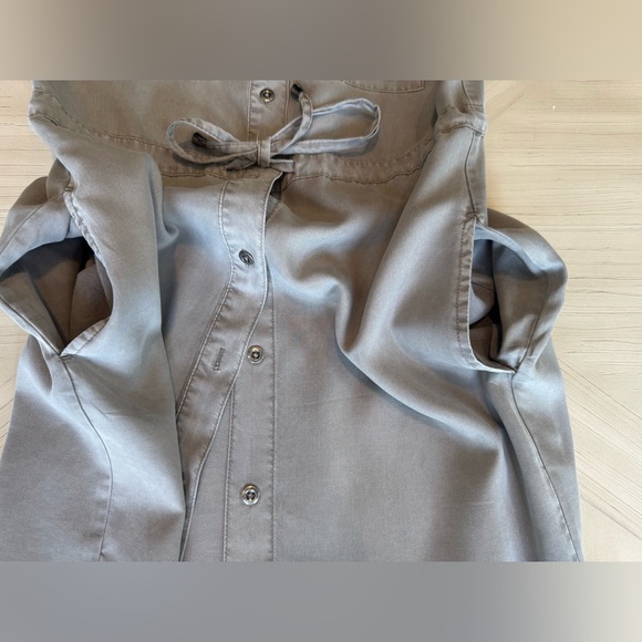 MAX JEANS Olive Green Shirt Dress – XS – 100% Tencel - Picture 13 of 16